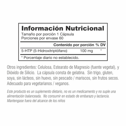 5-HTP 100mg - Imagen 2